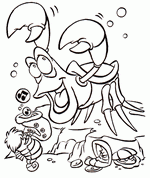 coloring page Ariel, The Little Mermaid